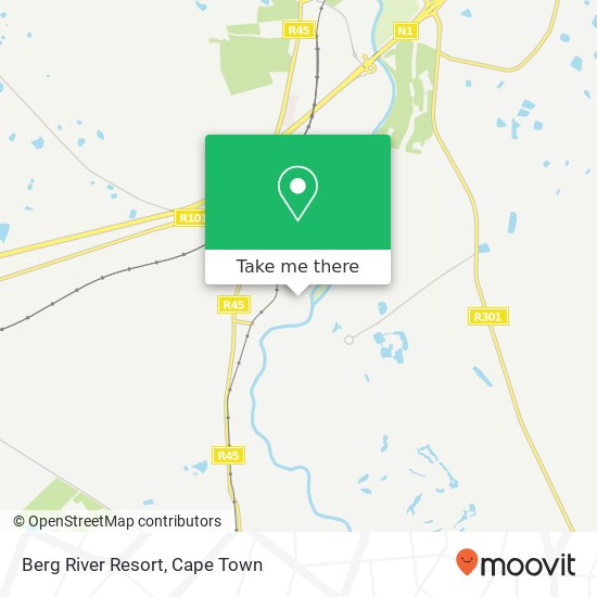Berg River Resort map