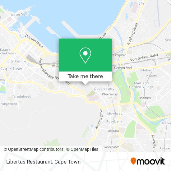 Libertas Restaurant map