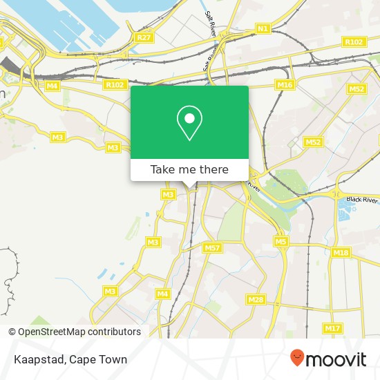 Kaapstad map