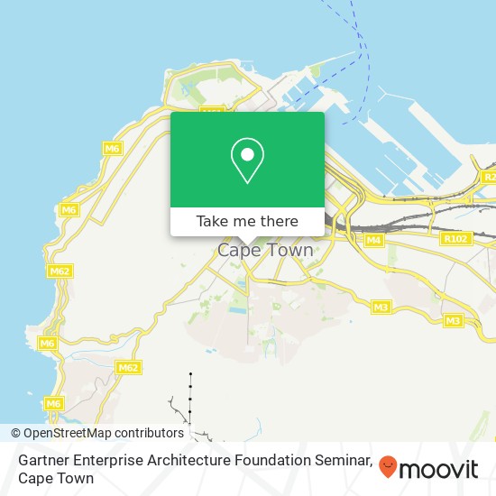 Gartner Enterprise Architecture Foundation Seminar map