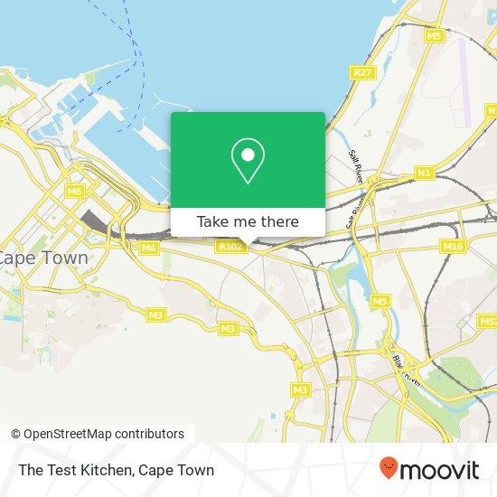 The Test Kitchen map