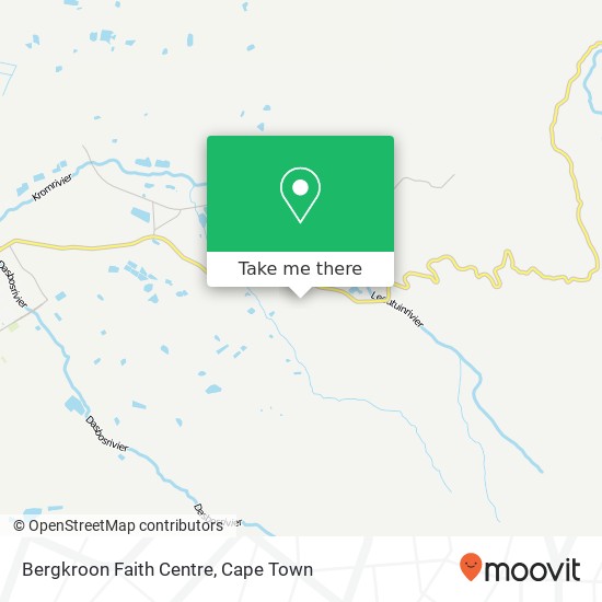 Bergkroon Faith Centre map