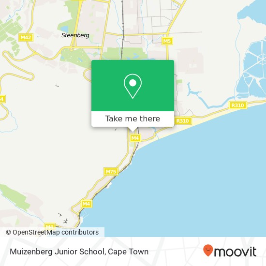 Muizenberg Junior School map
