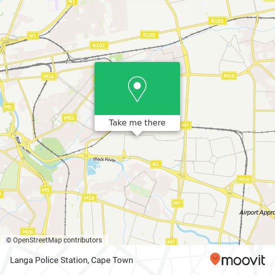 Langa Police Station map