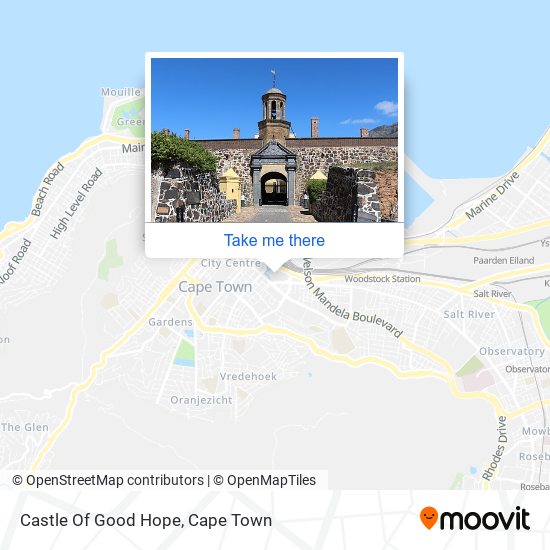 Castle Of Good Hope map