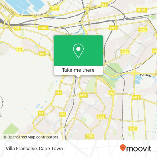 Villa Francaise map
