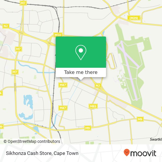 Sikhonza Cash Store map