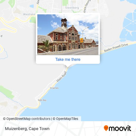 Muizenberg map
