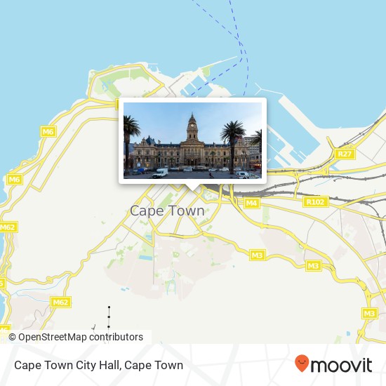 Cape Town City Hall map