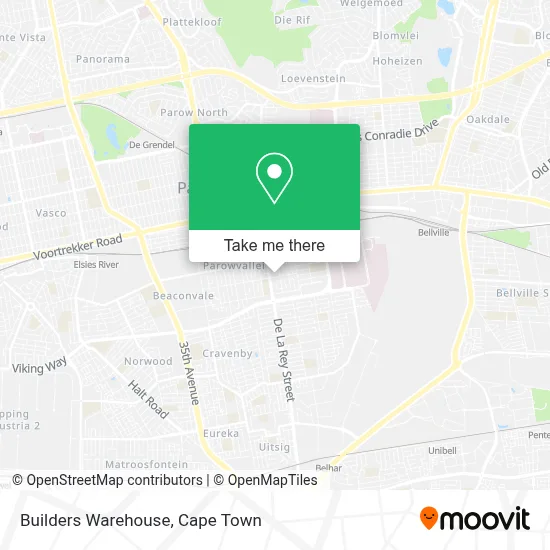Builders Warehouse map