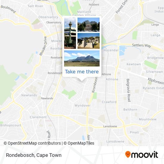 Rondebosch map