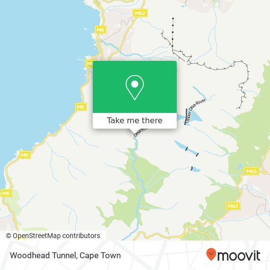 Woodhead Tunnel map