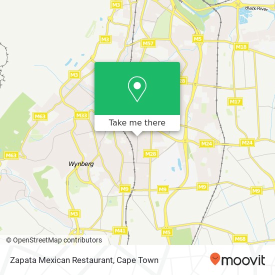 Zapata Mexican Restaurant map