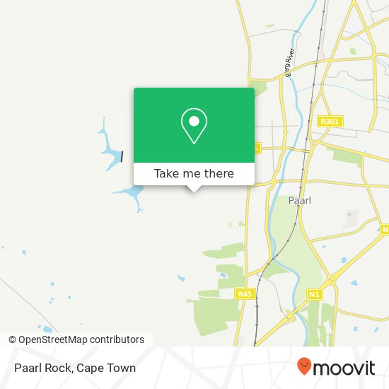 Paarl Rock map