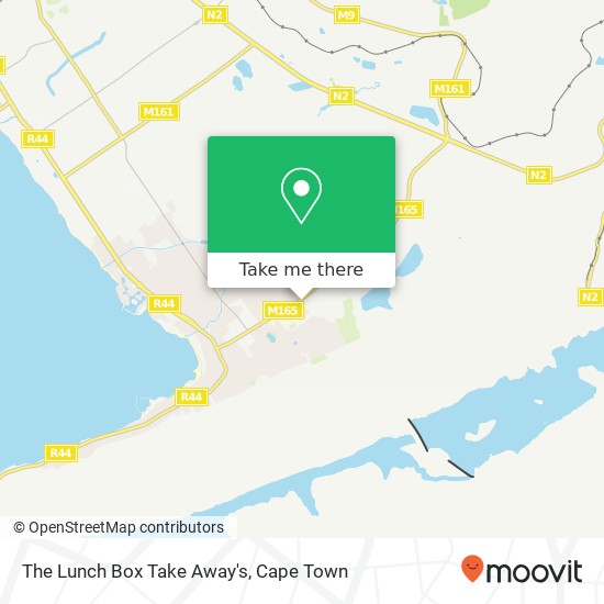 The Lunch Box Take Away's map