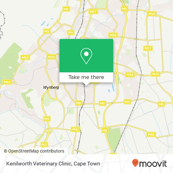 Kenilworth Veterinary Clinic map