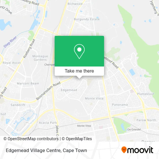 Edgemead Village Centre map