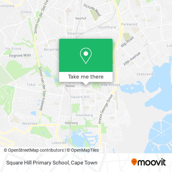 Square Hill Primary School map