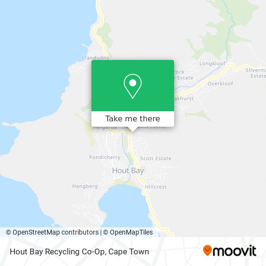 Hout Bay Recycling Co-Op map