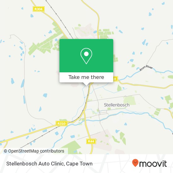 Stellenbosch Auto Clinic map