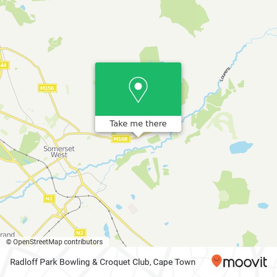 Radloff Park Bowling & Croquet Club map