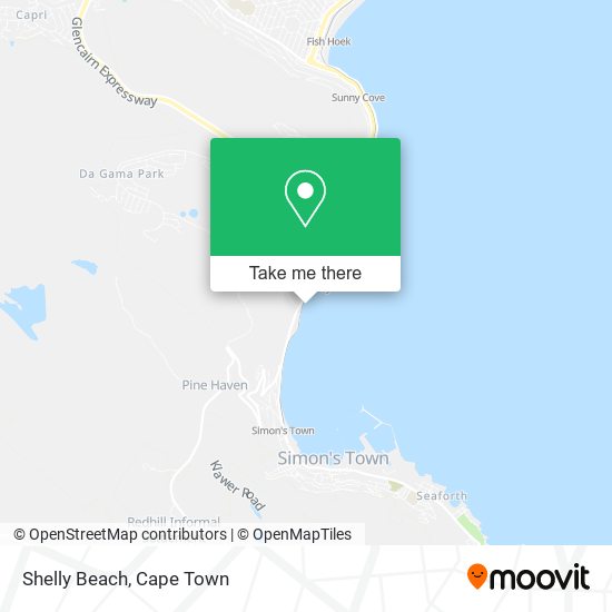 Shelly Beach map