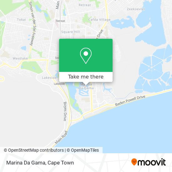 Marina Da Gama map