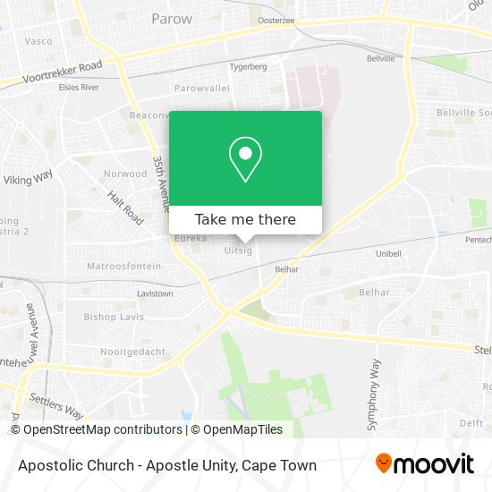 Apostolic Church - Apostle Unity map