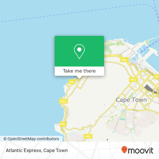 Atlantic Express map
