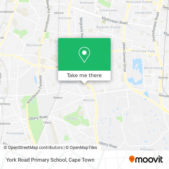 York Road Primary School map