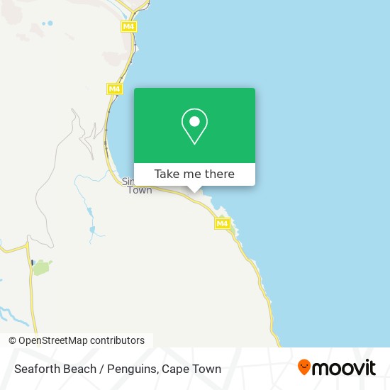 Seaforth Beach / Penguins map