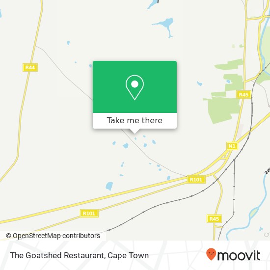 The Goatshed Restaurant map