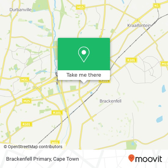 Brackenfell Primary map