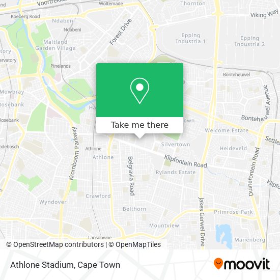 Athlone Stadium map