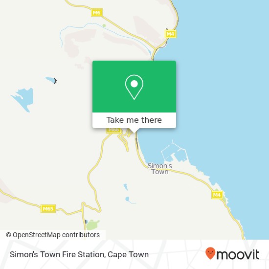 Simon's Town Fire Station map