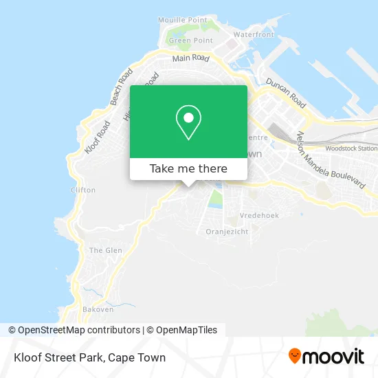 Sea Point Street Map How To Get To Kloof Street Park In Goodwood By Bus Or Train?