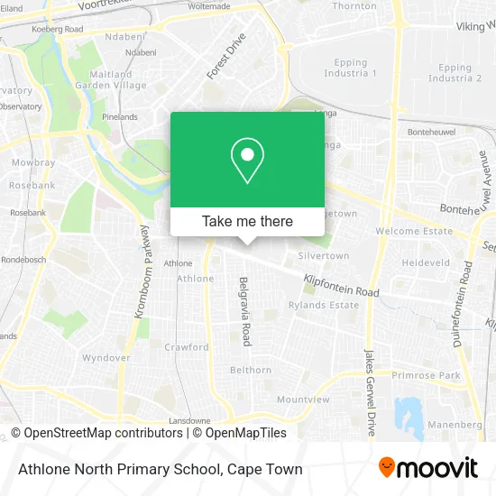 Athlone North Primary School map
