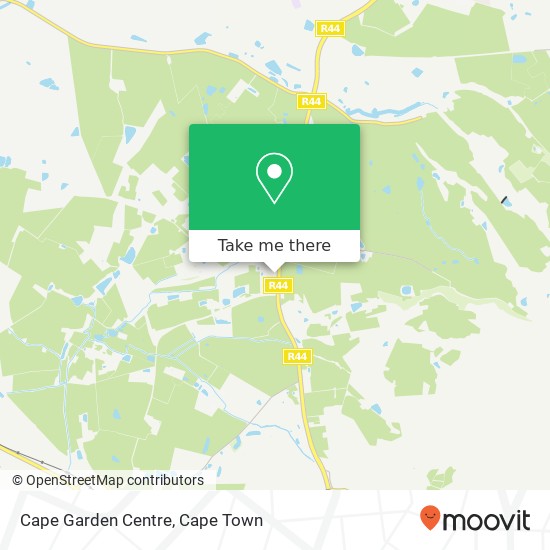 Cape Garden Centre map