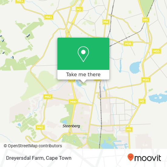 Dreyersdal Farm map