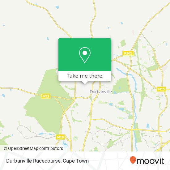 Durbanville Racecourse map
