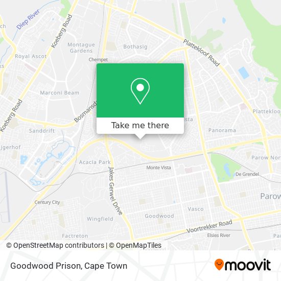Goodwood Prison map