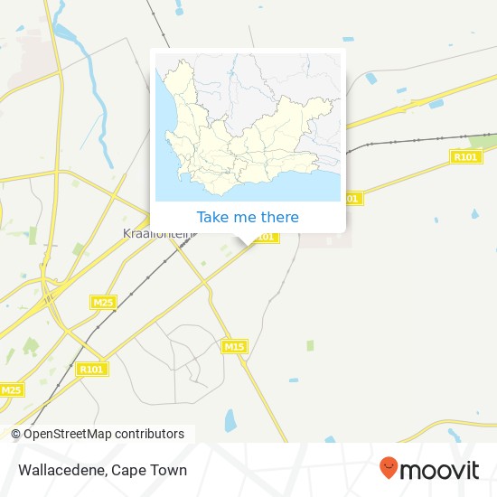 Wallacedene map