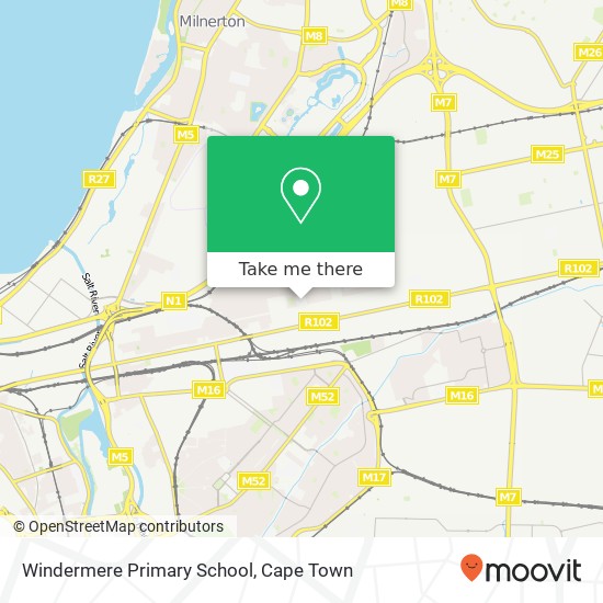 Windermere Primary School map