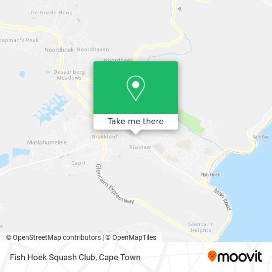 Fish Hoek Squash Club map