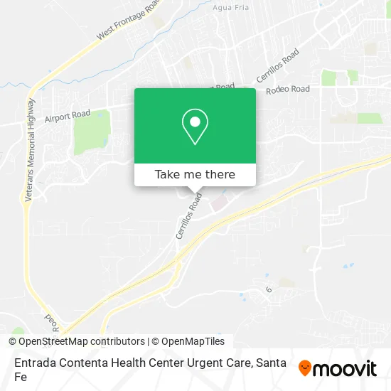 Mapa de Entrada Contenta Health Center Urgent Care