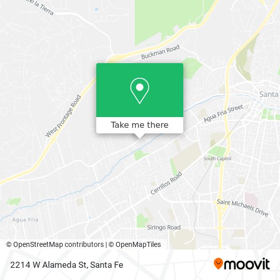 Mapa de 2214 W Alameda St