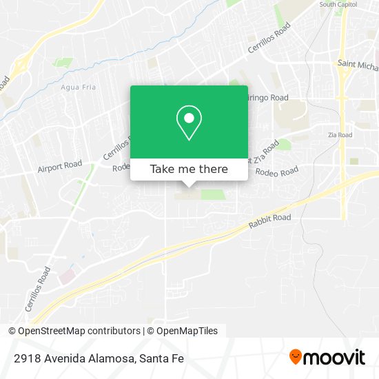 2918 Avenida Alamosa map