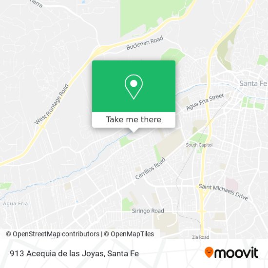 913 Acequia de las Joyas map