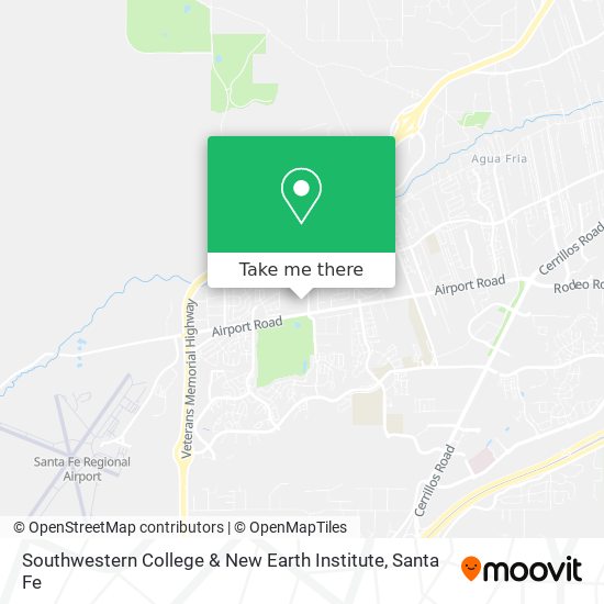 Southwestern College & New Earth Institute map
