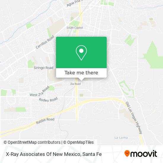 Mapa de X-Ray Associates Of New Mexico